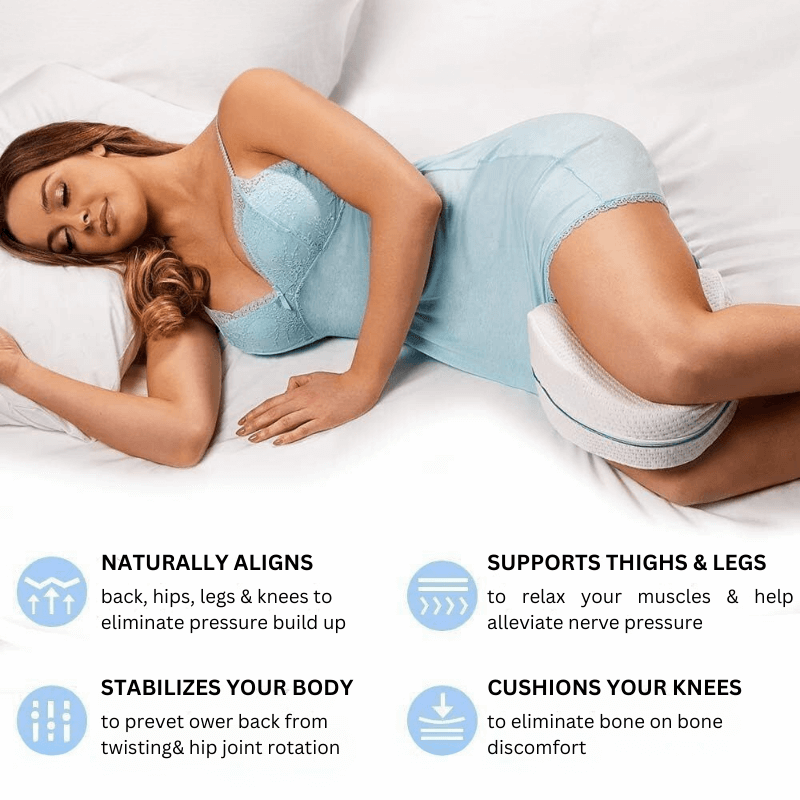 PuraRest™ Memory Foam Leg Support Pillow