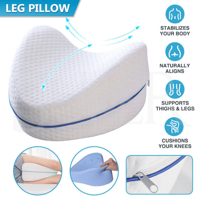 PuraRest™ Memory Foam Leg Support Pillow