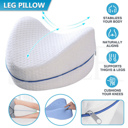 PuraRest™ Memory Foam Leg Support Pillow