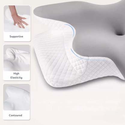 PuraRest™ Premium Batterfly Memory Foam Counter Pillow